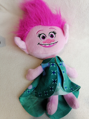 Peluche Original Poppy Trolls Dreamsworks Hasbro Habla 35cm (Usado)