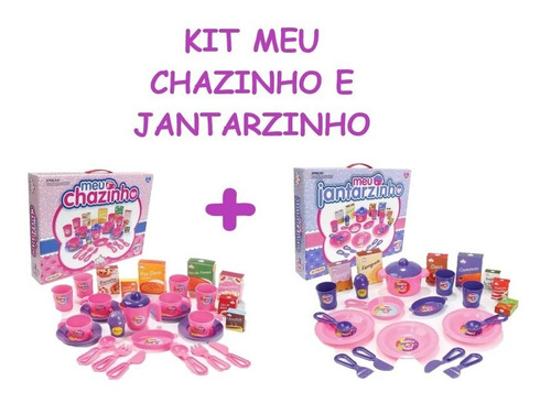 Brincadeira De Imaginação Crianças Meu Chá Com Jantarzinho