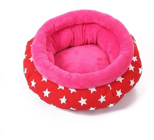 Cama Peluda Suave Para Mascotas Perros Gatos 40cm Lavable