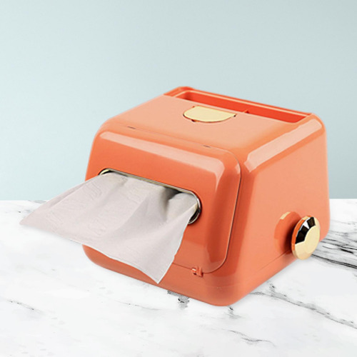 Titular De Almacenamiento De Papel De Seda De Naranja