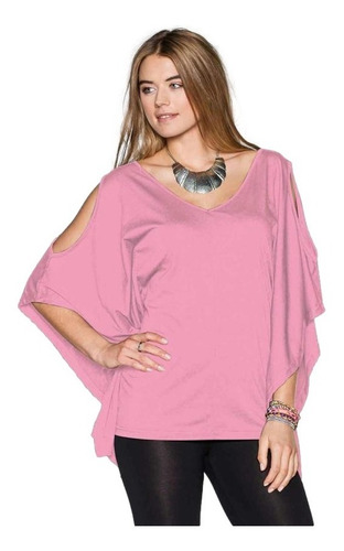 Imagem 2 de 6 de Blusa Bata Feminina Plus Size Ciganinha