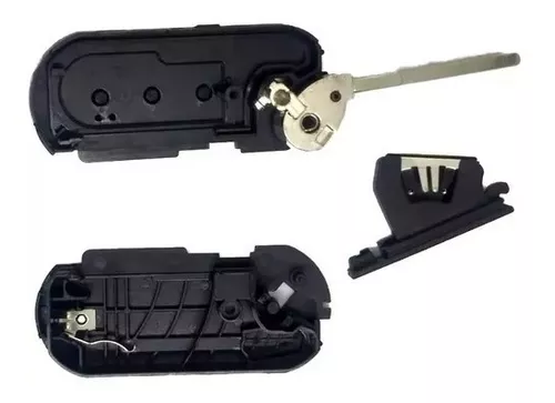 Protex Carcasa protectora para llave brillante para Fiat 500C 500