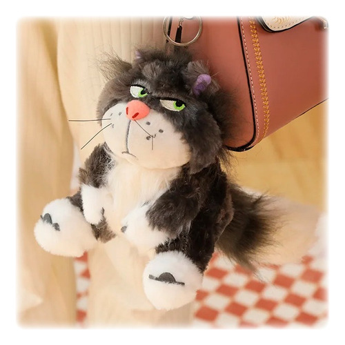 Llavero Peluche Gato Lucifer 15cm - Gato Kawaii Cenicienta