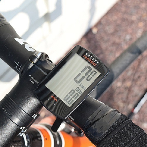 Imagen 8 de 9 de Ciclocomputador Cateye Padrone Cc-pa100w + Caramañola- Negro