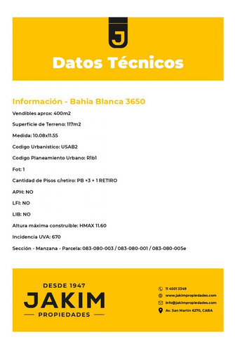 Lote A 2 Cuadras Plaza Arenales - Usab2
