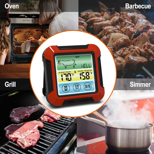 Termometro Digital De Lectura Instantanea Para Carne Con ...