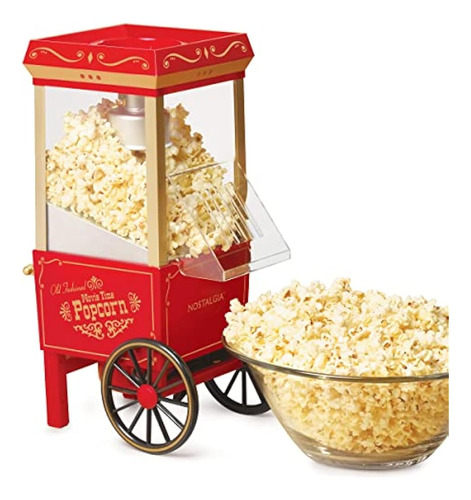 Nostalgia Popcorn Maker, Máquina De Palomitas De Aire Calien