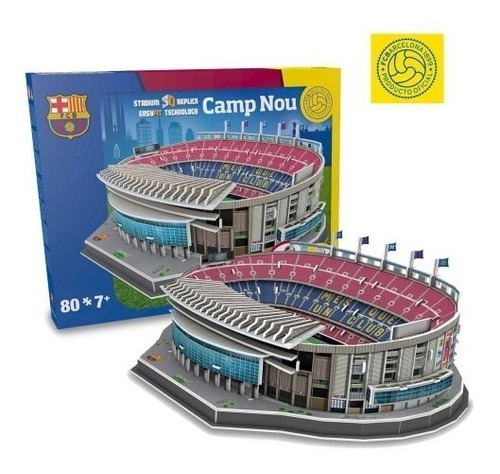 Maquete 3d Oficial Estádio Camp Nou Barcelona