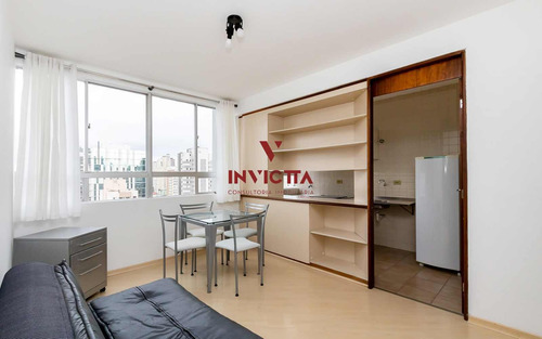Imagem 3 de 30 de Apartamento Com 1 Dormitório À Venda Com 65.7m² Por R$ 230.000,00 No Bairro Centro - Curitiba / Pr - Aa 1736