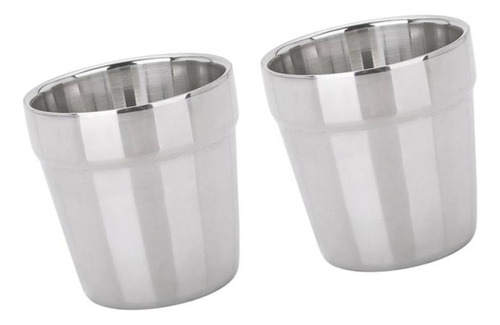 C Paquete De 2 Taza De Agua De Viaje De Camping De Doble