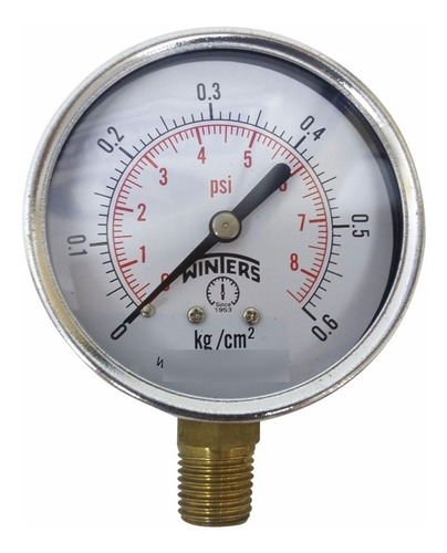 Manómetro Para Gas 0 A 0,6 Kg/cm2 Winters - Gasista