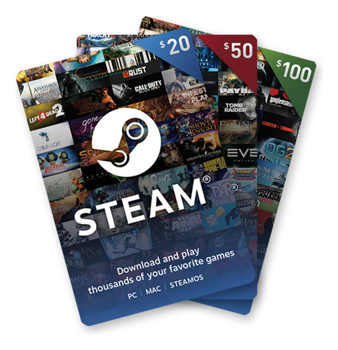 Tarjeta De Steam 50 Usd Sólo Argentina