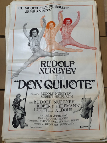 Afiche Cine Original-1373-don Quijote- Nureyev