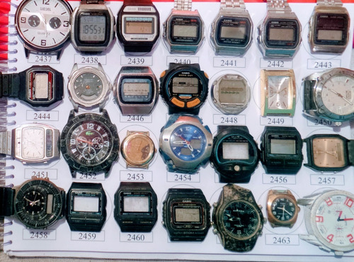 Lote 9 Sucatas Casio E Outros- Máquina Do Tempo (Usado)