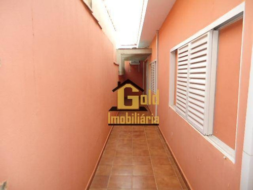Casa Com 4 Dormitórios À Venda, 214 M² Por R$ 850.000,00 - Jardim Paulista - Ribeirão Preto/sp - Ca0671