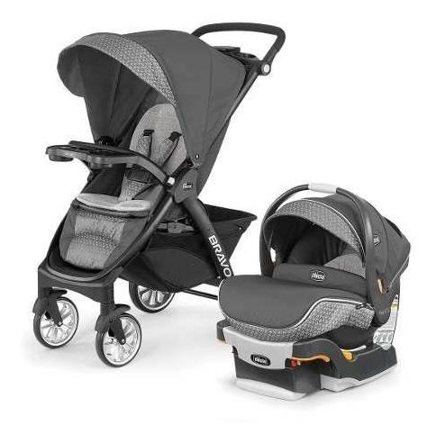 Chicco Carriola Bravo Travel System Silhouette, Color Gris