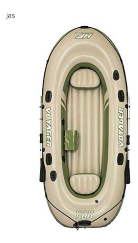 Lancha Inflable +remos Force Voyager 500 Para 3 Personas Msi
