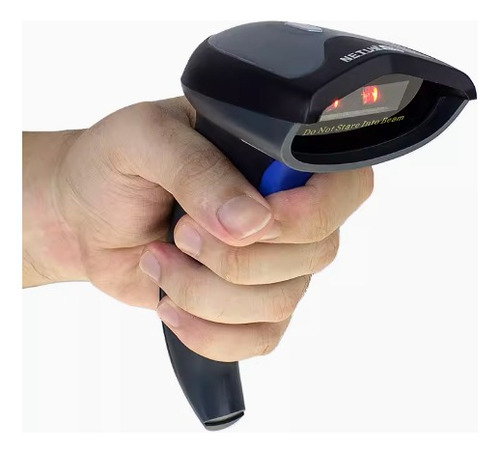Escáner De Código De Barras 2d Inalámbrico Y Bluetooth Negro Usb