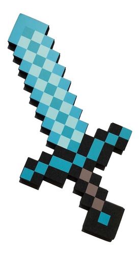 Sword Minecraft De Espuma Foamy Rigida Segura P Niños Nueva