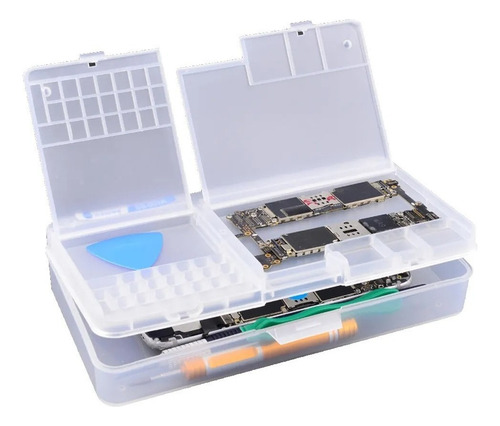 Caja Plastica Celulares Organizador Apilable Placa Ss001a