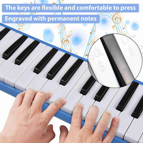 Instrumento Melodica, 32 Teclas, Teclado De Piano, Soft Blow