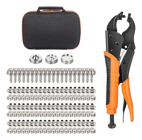 Kit De Prendedor De Botão De Pressão, Kit De Alicates De