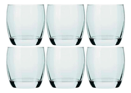 Vaso Vidrio Whisky Nadir 330 Ml Oca X6 Unid