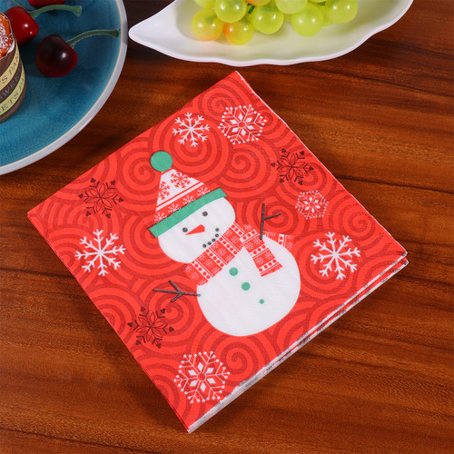 Servilletas Navideñas Para Invitados