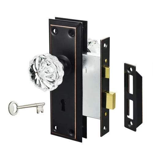 Newliplace Juego Cerradura Mortaja Para Puerta Interior Pomo