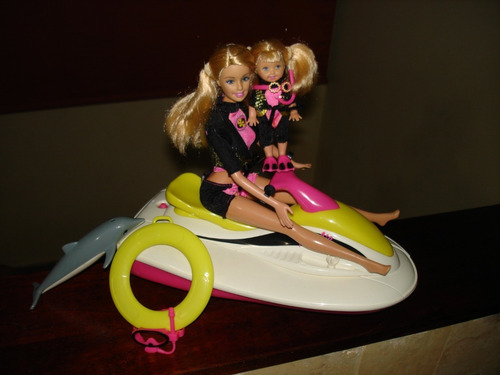 Barbie Y Kelly Moto Agua Diversión En El Mar Mattel #30