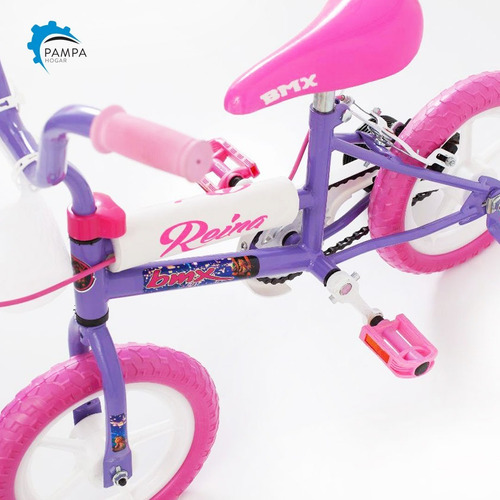 Imagen 2 de 4 de Bicicleta Rod 12 Kids Niña Nena Ruedas Goma Cuotas Sin Inte