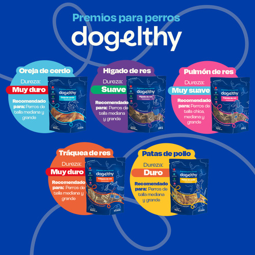 Dogelthy Premios De Traquea De Res Deshidratada Para Perros