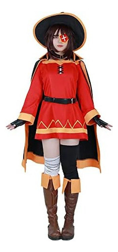 Disfraz De Capa De Cosplay De Megumin For Mujer Miccostumes