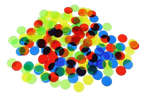 Marcador De Plástico Fichas De Bingo Multicolor 2024