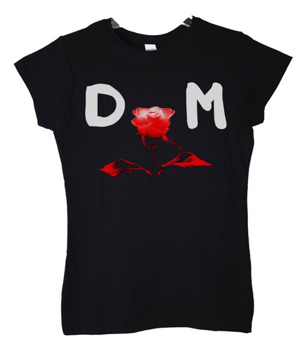 Polera Mujer Depeche Mode Rosa Dm Pop Abominatron