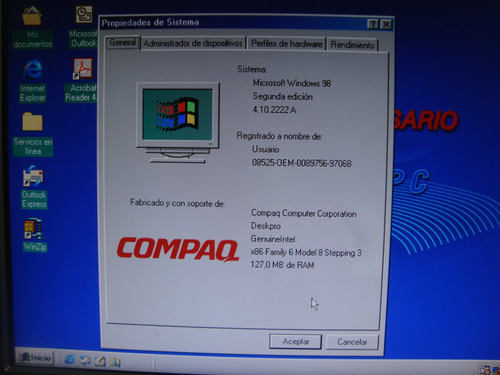 Cpu Compaq Deskpro Mini Vintage Intel Celeron 8.4gb (Usado)