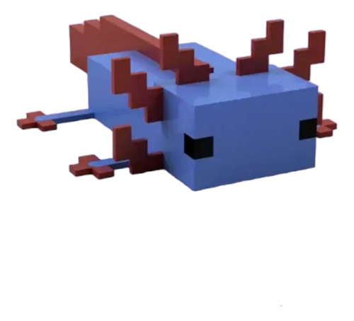 Minecraft Axolotl Ajolote Muñeco 3d