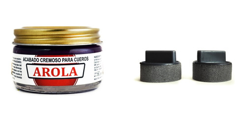 Combo Arola Cera Pomada Cuero + Pack Aplicador Wassington 