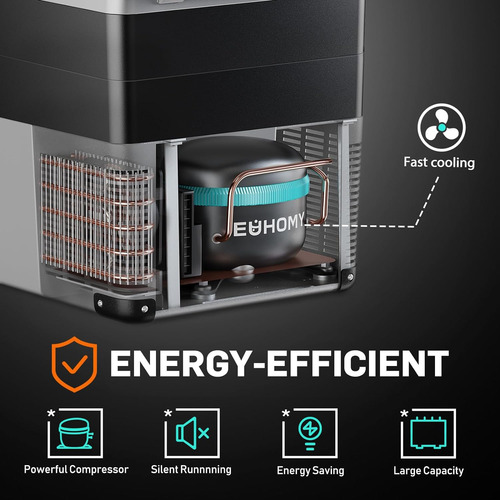 Refrigerador De Automóvil, 55l (59 Qt), Refrigerador Rv Con