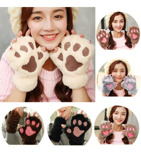 Imagen 6 de 10 de Guantes Cat Gloves Manito Con Huella Garra Perro Gato X 10 U