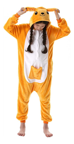 Pijama De Animales Halloween Para Niñas Y Niños Talla 6-7año