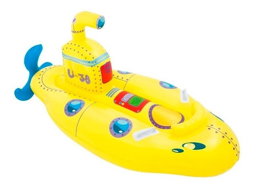 Salvavidas Inflable Submarino Amarillo 165 X 86 Cm Bestway