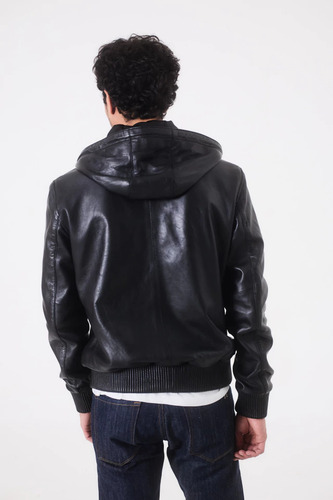 Campera Cuero Matheu Bensimon