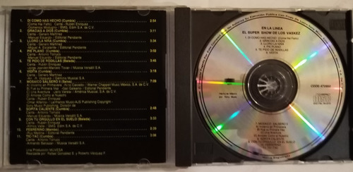 Cd Del Super Show De Los Vaskez 20 Mas Cd De Regalo (Usado)