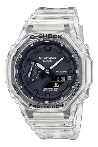 Reloj Casio G-Shock Hombre Analógico y Digital Negro y Rojo GA