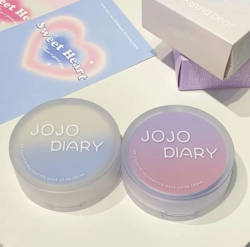 Cushion Coreana Base + Paleta Corrector Colores Efecto Doble 02 Ivory White