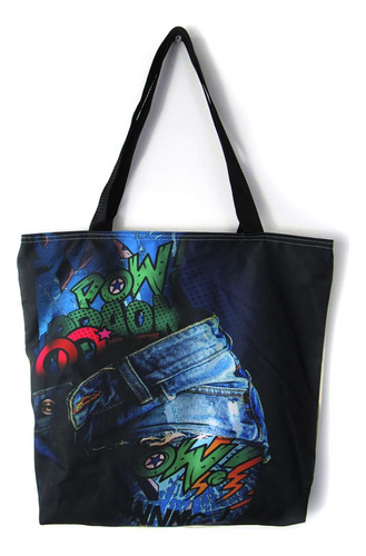 Bolso De Compras, Resistente Estampados De Jean Tatto