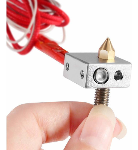 Mk8 Caliente Fin Extrusora Boquilla Kit De 0,4 Mm Para La Im