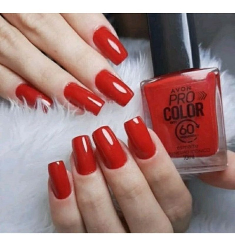 Esmalte Avon True, Mark Ou Crystal - Cores À Escolher. Cor Vermelho Icônico 60s