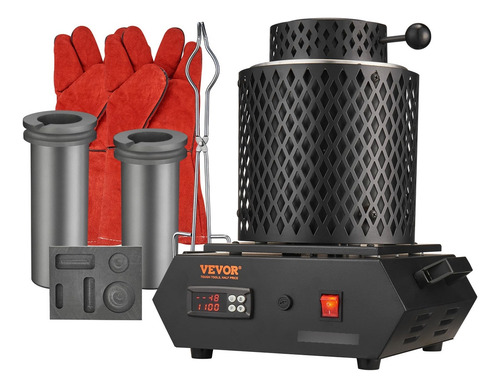Kit Horno Fusion Electrico Lbs Crisol Grafito Para Oro Plata